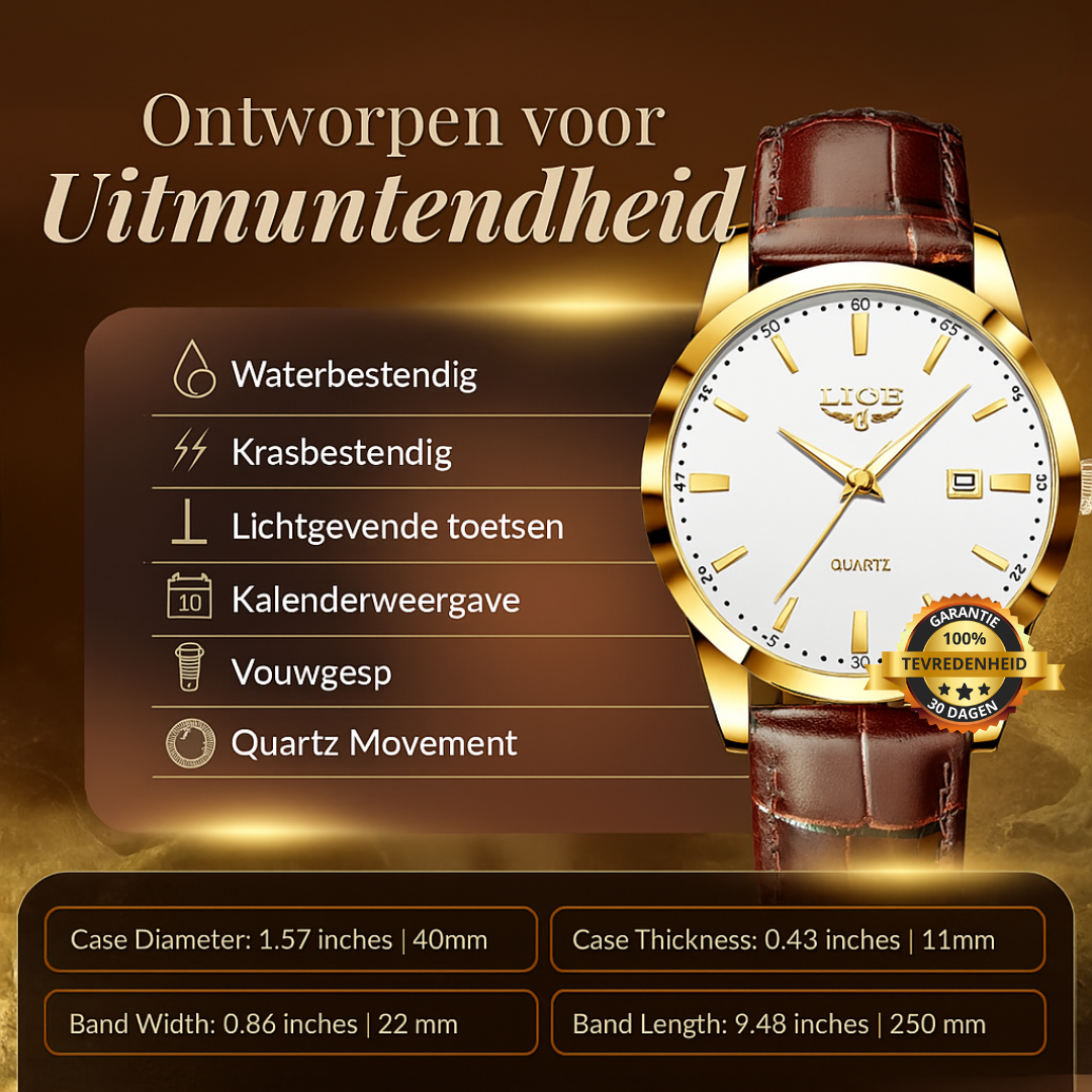 Tactical Leather Timepiece