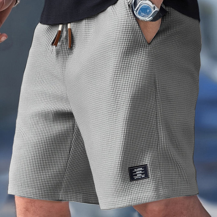Garreth | Waffle Knit Summer Shorts