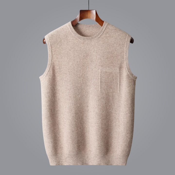 Lauro Cashmere Knit Vest