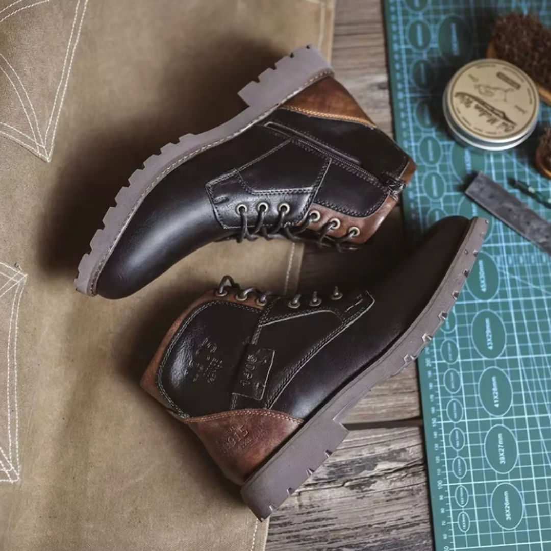 Aaron™ | Timeless Vintage Leather Boots