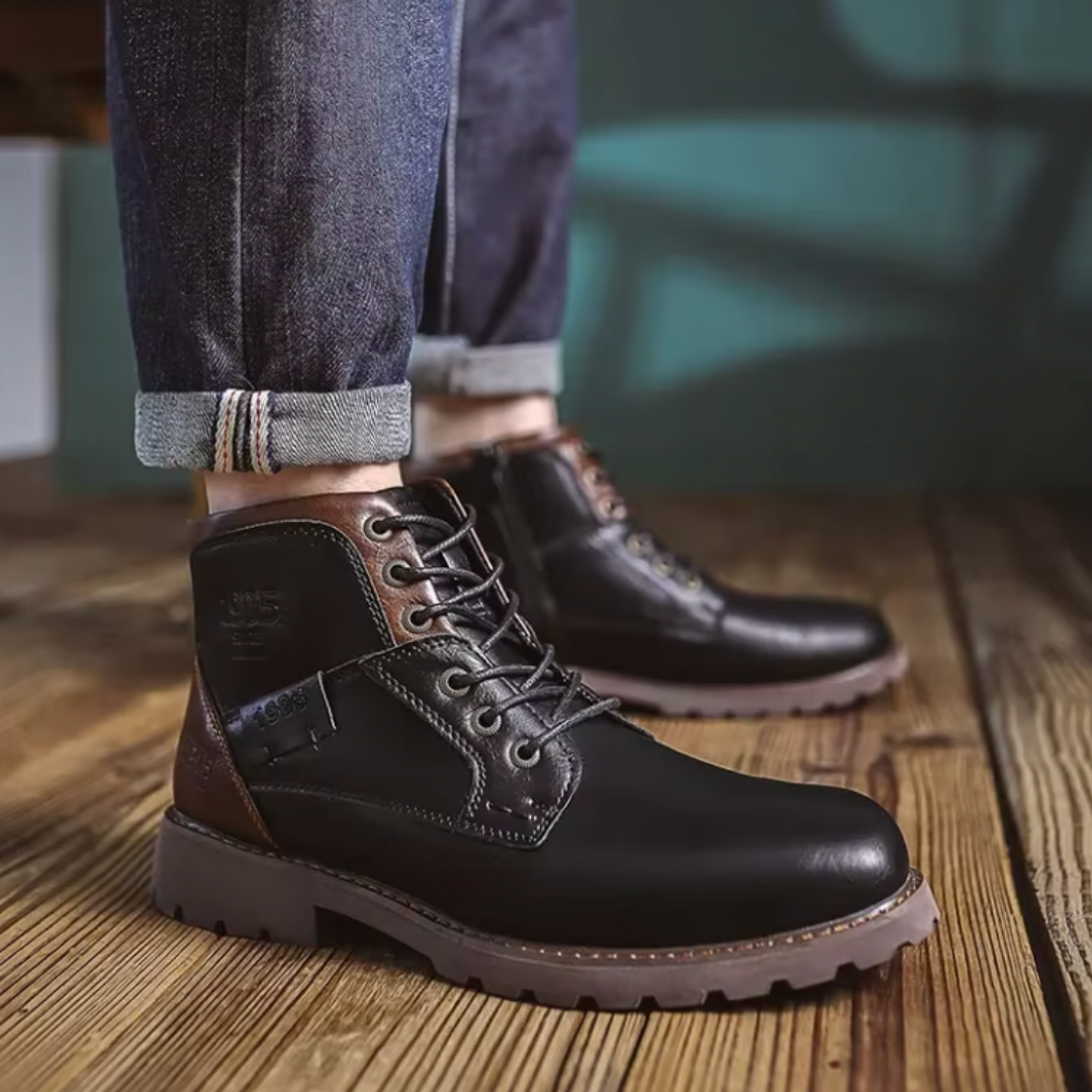 Aaron™ | Timeless Vintage Leather Boots