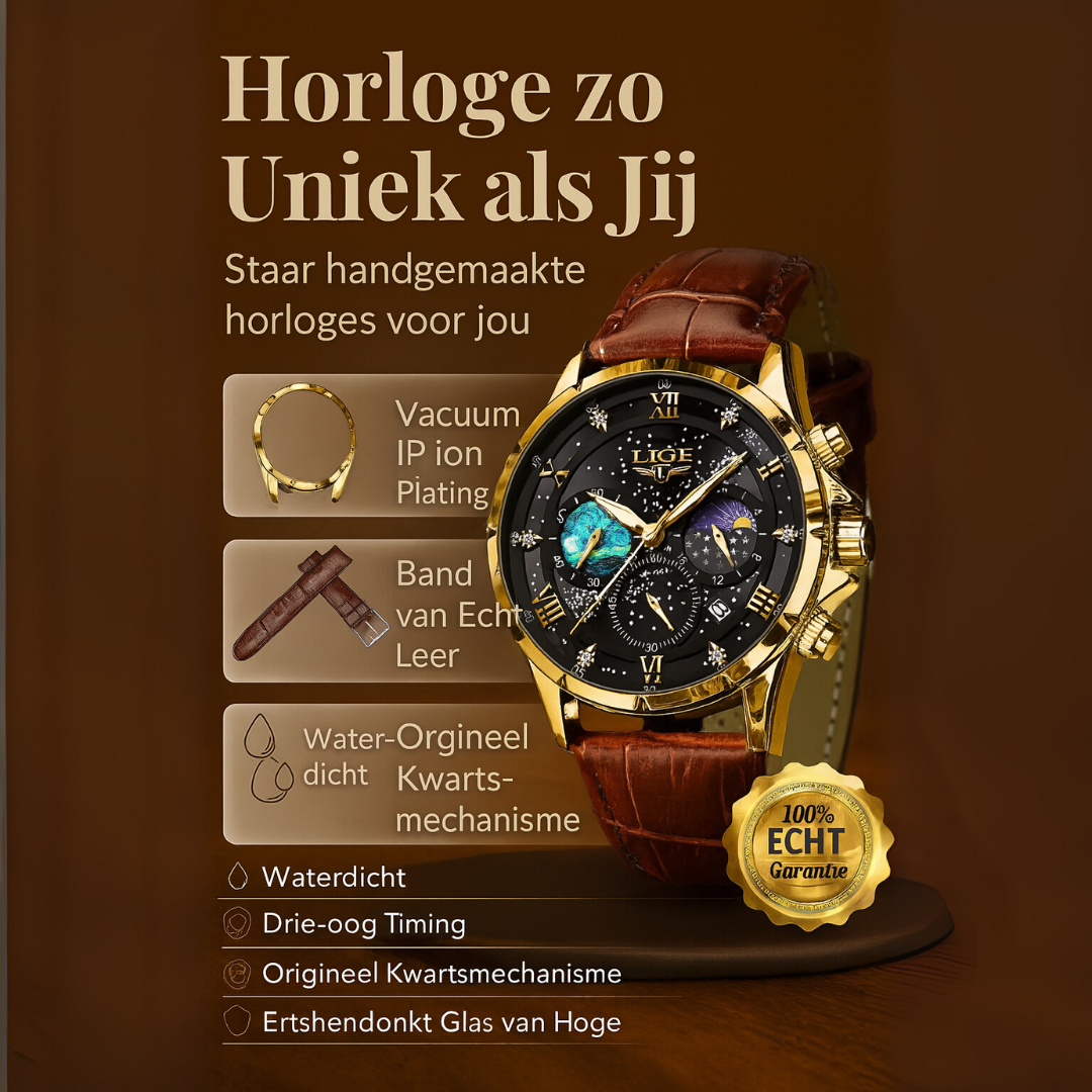 Chic Lunar Phase Timepiece