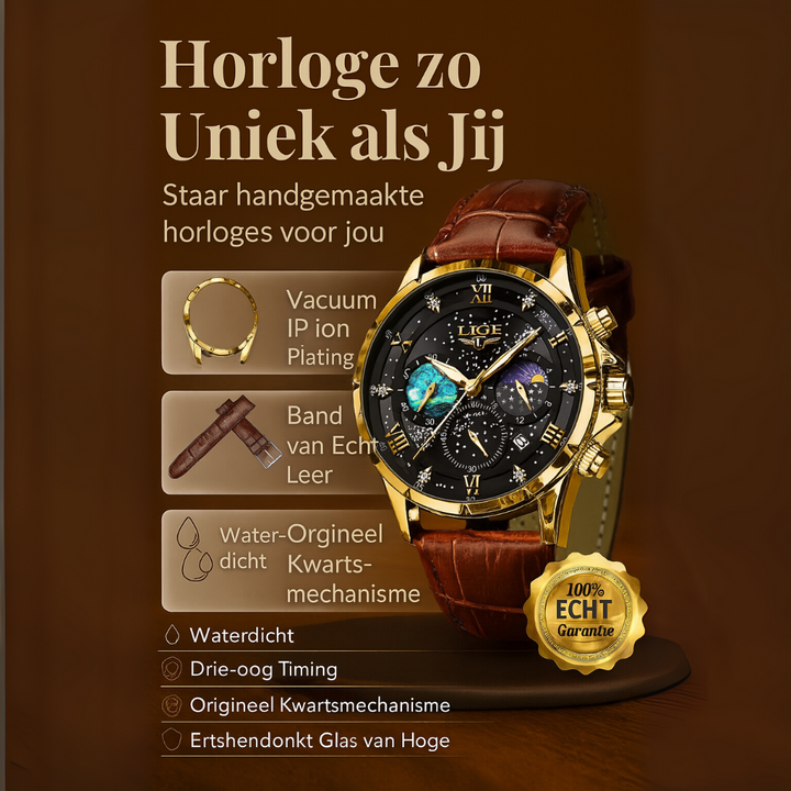 Chic Lunar Phase Timepiece