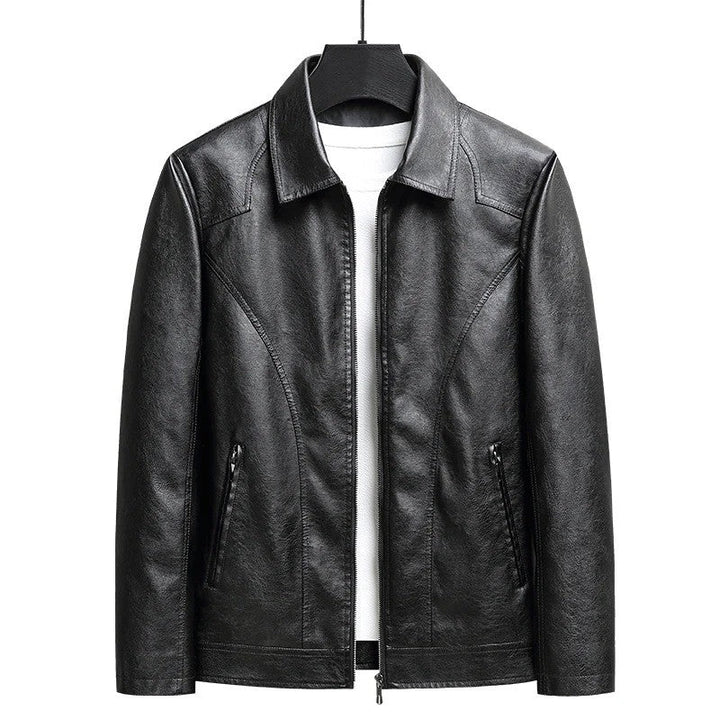 Classic Leather Biker Jacket