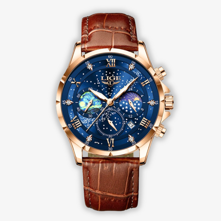 Chic Lunar Phase Timepiece