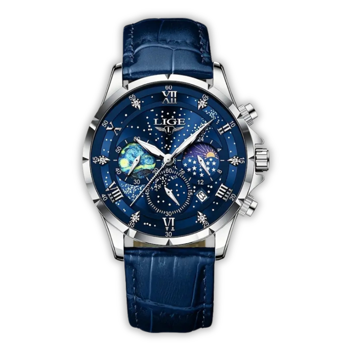 Chic Lunar Phase Timepiece