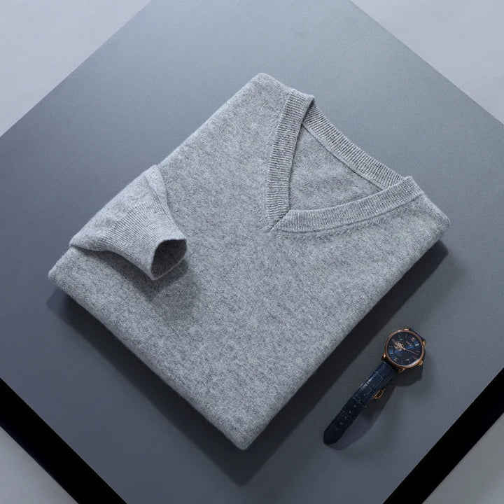 Vincent Reed - Cozy Wool Blend Knit Sweater