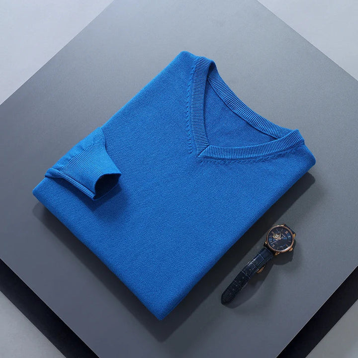 Vincent Reed - Cozy Wool Blend Knit Sweater