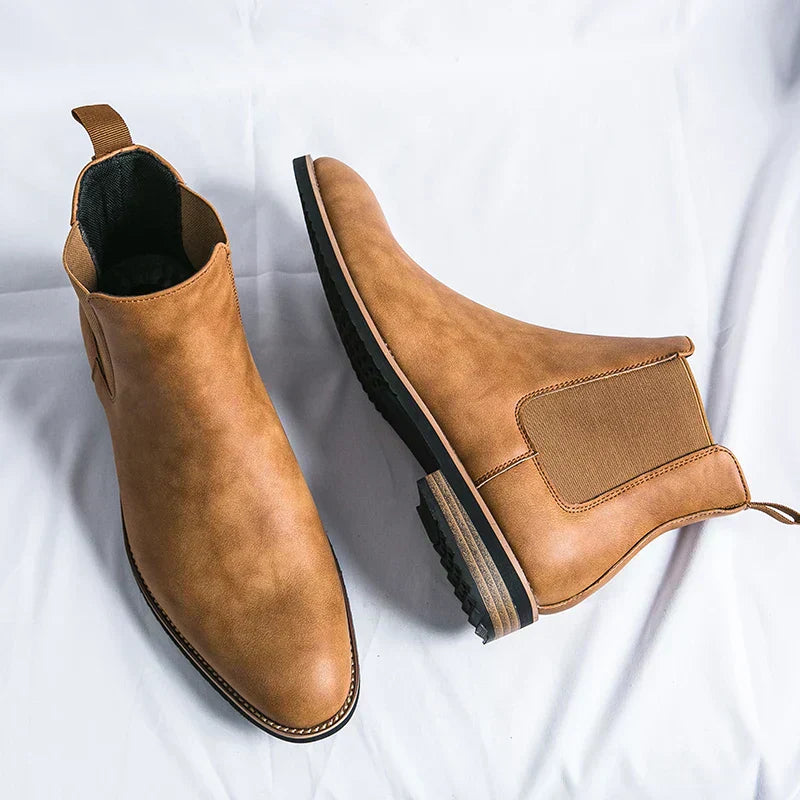 Kayden™ Leather Chelsea Booties