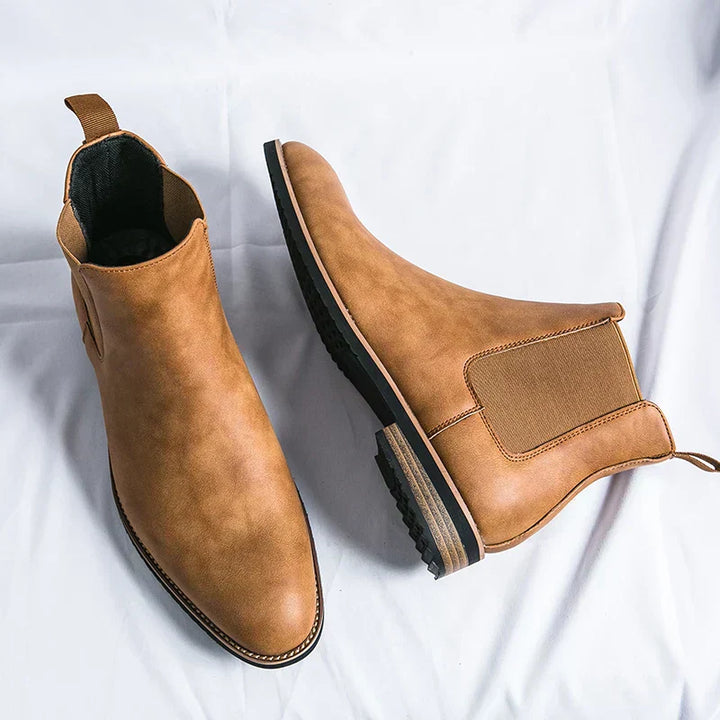 Kayden™ Leather Chelsea Booties