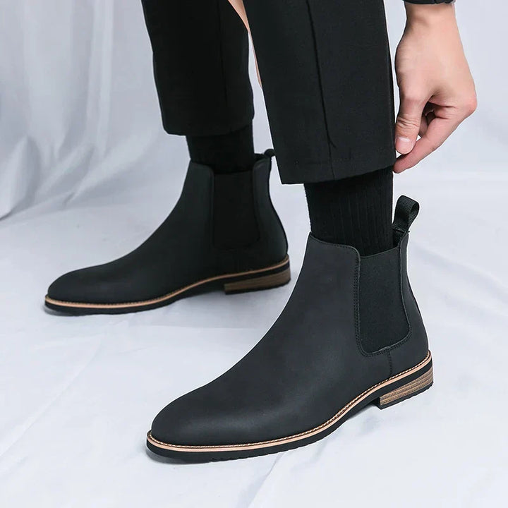 Kayden™ Leather Chelsea Booties