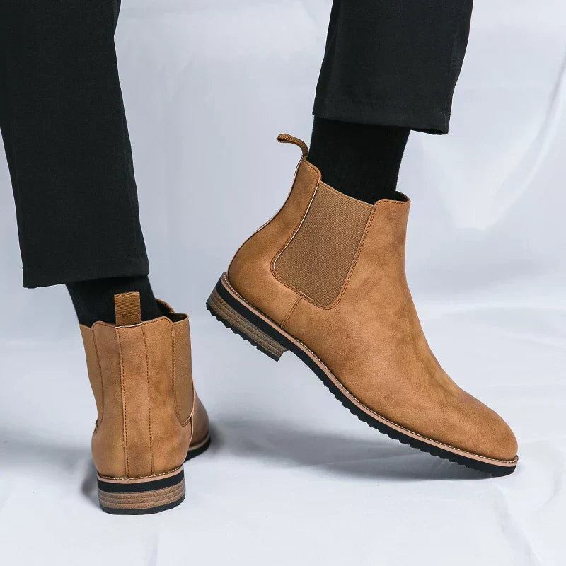 Kayden™ Leather Chelsea Booties