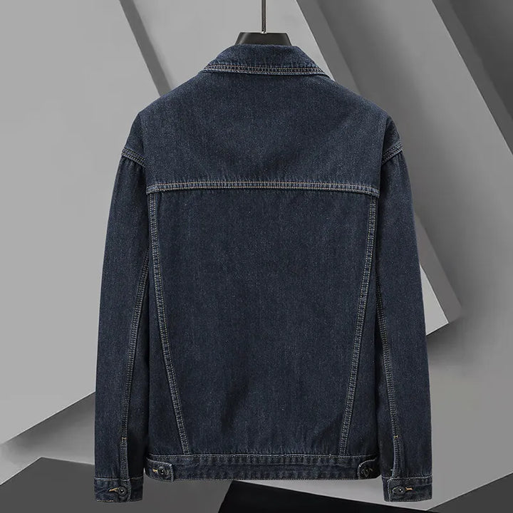 City Style Cargo Denim Jacket