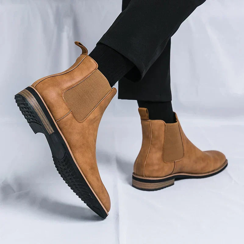 Kayden™ Leather Chelsea Booties