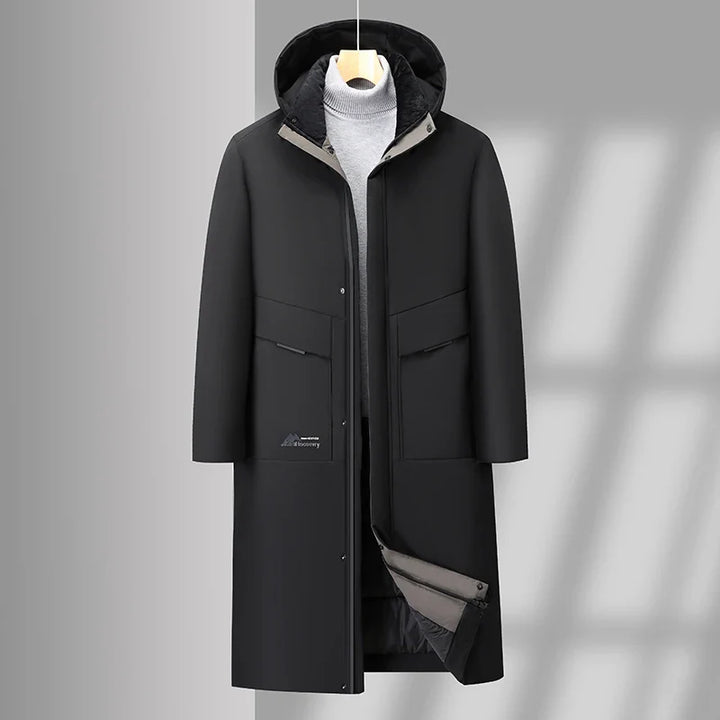 Contemporary Roma Down Trench Coat