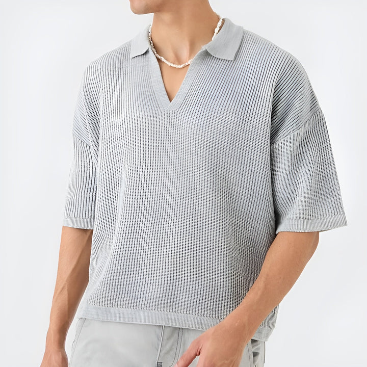 Santos Knitted Polo Shirt