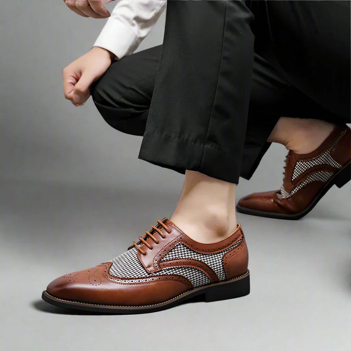 Houndstooth Brogues by Astoria