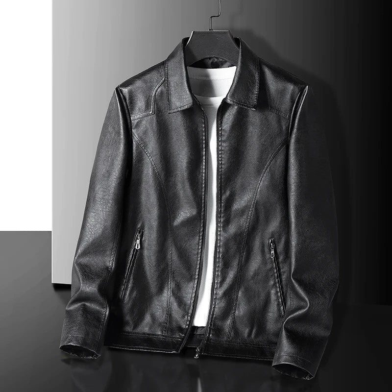 Classic Leather Biker Jacket