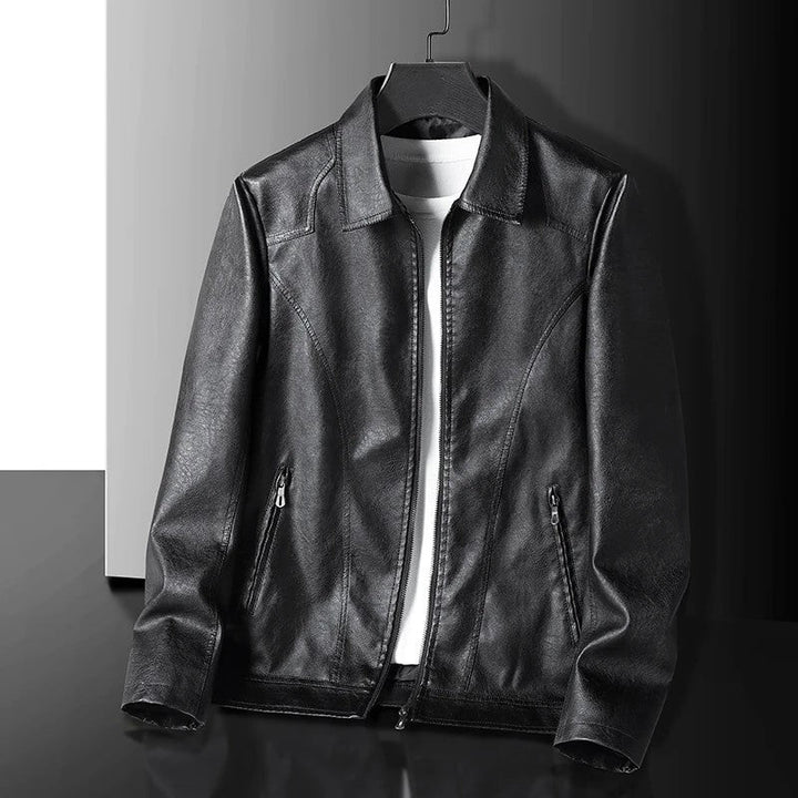 Classic Leather Biker Jacket